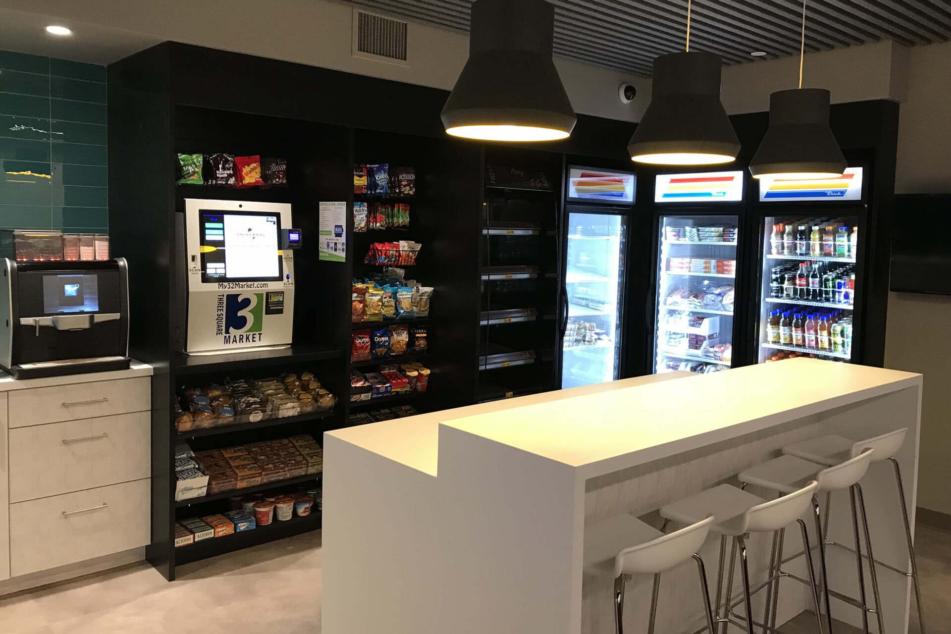 Tri-State Area Upgraded Breakrooms | Newark Customized Micro Market | New York City Vending Technology