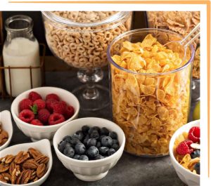 Breakfast foods for a pantry service | coffee delivery in Jersey City | Evans Refreshments