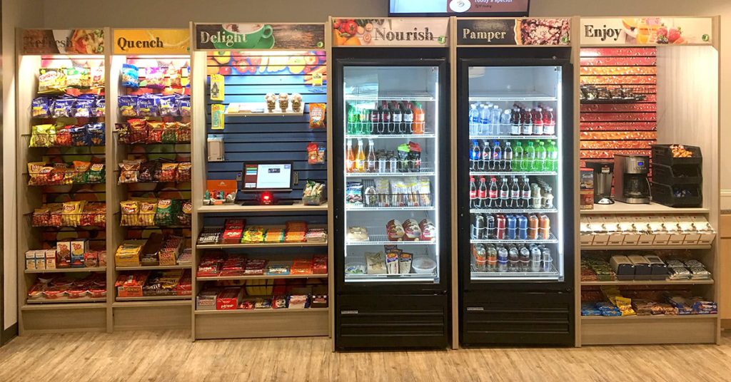 breakroom restocking in NYC | micro market | Evans Refreshments